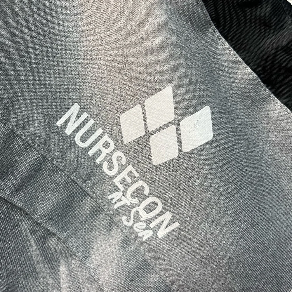 Gray Drawstring Bag